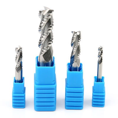 Wellen-feiner Zahn feste des Karbid-3 Flöten-skizzierender des Schaftfräser-HRC45 für CNC Auliminum